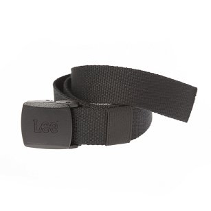 Pasek Męski Lee Logo Webbing Belt Black LP554201