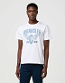 Koszulka Męska Wrangler Americana Tee Worn White 112371475