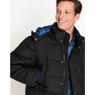 Kurtka Męska Lee Puffer Jacket Black L87XUM01