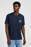 Koszulka Męska Lee Subtle Logo Tee Rivet Navy 112365456