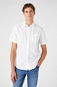 Koszula męska Wrangler Ss 1 Pkt Shirt White W5K0LO989