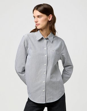 Koszula Damska Wrangler 1 Pkt Shirt Navy 112373409