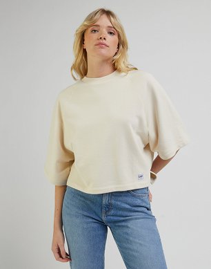 Bluza Damska Lee Raglan Sweat Ecru LQ64SRA74