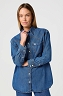 Koszula Damska Wrangler Loose Shirt Dark Wash 112362847
