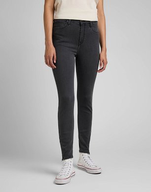 Spodnie Damskie Lee Scarlett High Zip Washed Ava L31BSYSZ