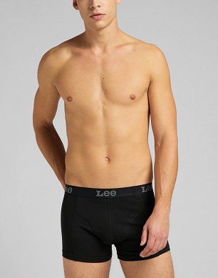 Bokserki Męskie Lee 2 Pack Trunk In Black LP03CK01