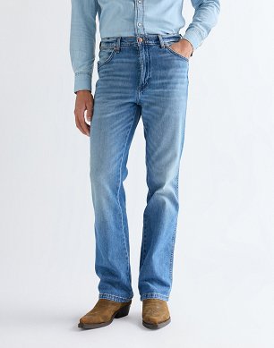 Spodnie Męskie Wrangler Wrancher Harbor Blue 112377838