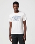 Koszulka Męska Wrangler Americana Tee Worn White 112371417