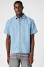 Koszula Męska Wrangler Ss 1 Pkt Shirt Light Hemp W5E3BNH97