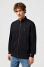 Bluza Męska Wrangler Funnel Neck Zip Black 112350548