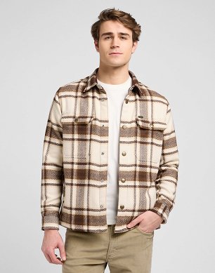 Koszula Męska Lee Relaxed Overshirt Arabica Plaid 112371308