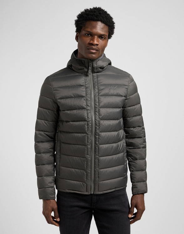 Kurtka Męska Lee Puffer Jacket Static Gray 112371658