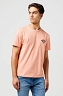Koszulka Męska Wrangler Small Logo Tee Shrimp 112362799