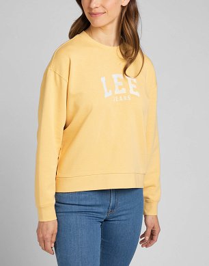 Bluza Damska Lee Varsity Crew Sunset Gold LV06EIA37