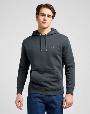Bluza Męska Lee Plain Hoodie Washed Black 112371838