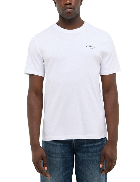 Koszulka Męska Mustang Style Austin Bright White 1016857-2007