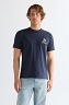 Koszulka Męska Wrangler Embroidery Tee Navy 112377986