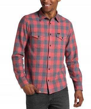 Koszula Męska Lee Regular Shirt Cinnamon L69HKMVG