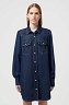 Sukienka Damska Wrangler Balloonsleeve Shirt Dress Rinse W112350339