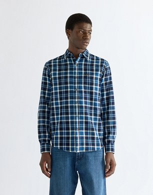 Koszula Męska Wrangler 1 Pkt Shirt Light Indigo 112386950