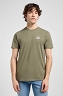 Koszulka Męska Lee Regular Tee Woven Label Mercantile Green 112370444