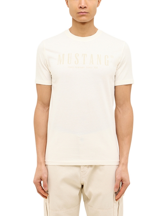T-shirt Męski Mustang Style Austin Whisper White 1016480-2013