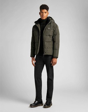 Kurtka Męska Lee Puffer Jacket Serpico Green L88BNYOJ