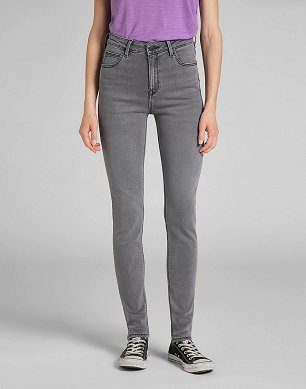 Spodnie Damskie Lee Scarlett High Grey Holly L626PJSN