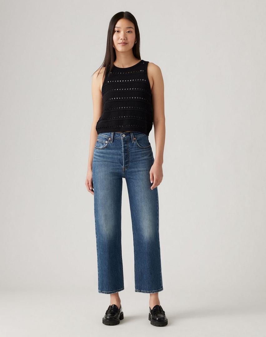 Spodnie Damskie Levi`s® Ribcage Straight Ankle Jeans My Honor No Dx ...