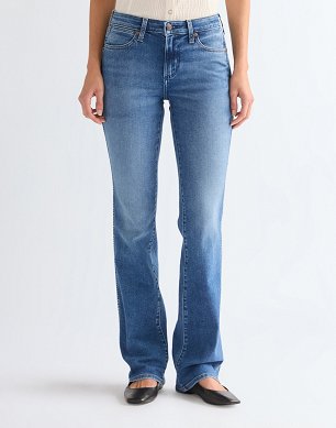 Spodnie Damskie Wrangler Bootcut Raven 112378531