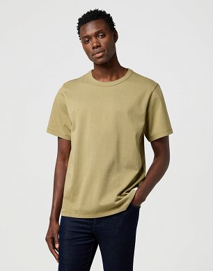 Koszulka Męska Wrangler Ss Solid Tee Aloe 112371504
