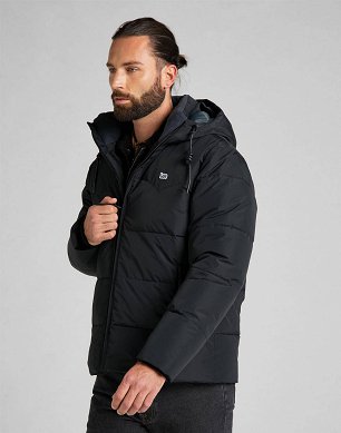 Kurtka Męska Lee Puffer Jacket Black L88BNY01