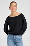Bluza Damska Lee Off Shoulder Sws Unionall Black 112371335