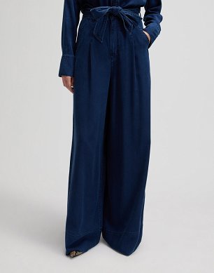 Spodnie Damskie Lee Pleated Wide Leg Sunset Ride 112377717