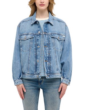 Kurtka Damska Mustang Style Arcata Boyfriend Jacket Denim Blue 1016219-5000-412