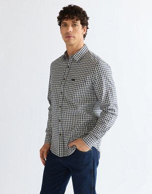 Koszula Męska Wrangler 1 Pkt Shirt Blue 112386945