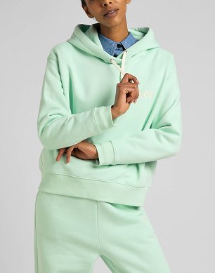 Bluza Damska Lee Essential Hoodie Seaglass L53PLJ40