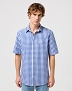 Koszula Męska Wrangler Ss 1 Pkt Shirt Sodalite Blue 112350568
