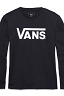 Koszulka T-shirt Classic Ls B Black/white Vans VN000XOIY281
