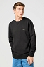Bluza Męska Wrangler Small Logo Crew Faded Black 112362885