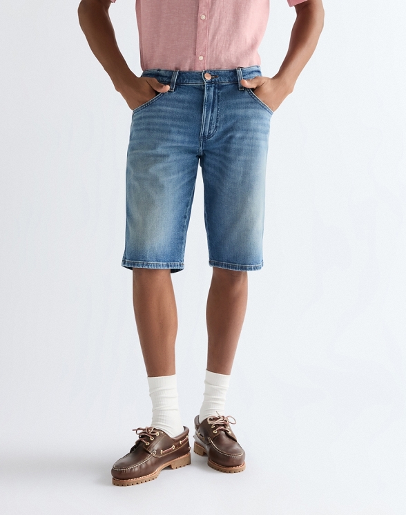 Szorty Męskie Wrangler Colton Shorts Harbor Blue 112378707