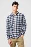 Koszula Męska Wrangler 1 Pkt Shirt Blue 112371405