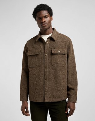 Koszula Męska Lee Overshirt Brown Jaspe 112371313