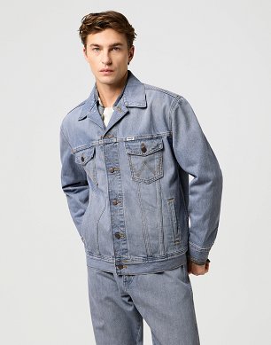 Kurtka Męska Wrangler Anti Fit Jacket Light Ice 112371446