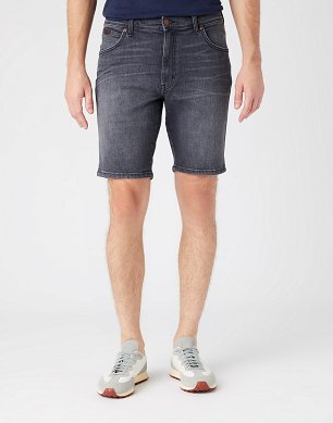 Szorty Męskie Wrangler Texas Short Black Smoke W11CKQ34C