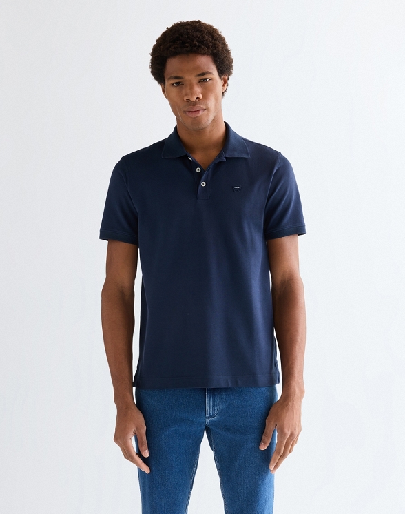 Koszulka Męska Wrangler Polo Shirt Navy 112377978