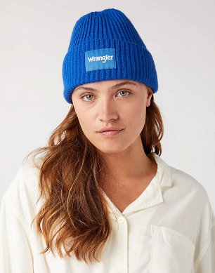 Czapka Damska Wrangler Rib Beanie Daphne Blue W0W6UHB10