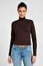 Koszulka Damska Lee Ls Turtleneck Espresso 112355431