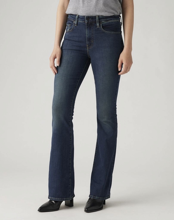 Spodnie Damskie Levi`s® 726 HR Flare Blue Swell A3410-0014