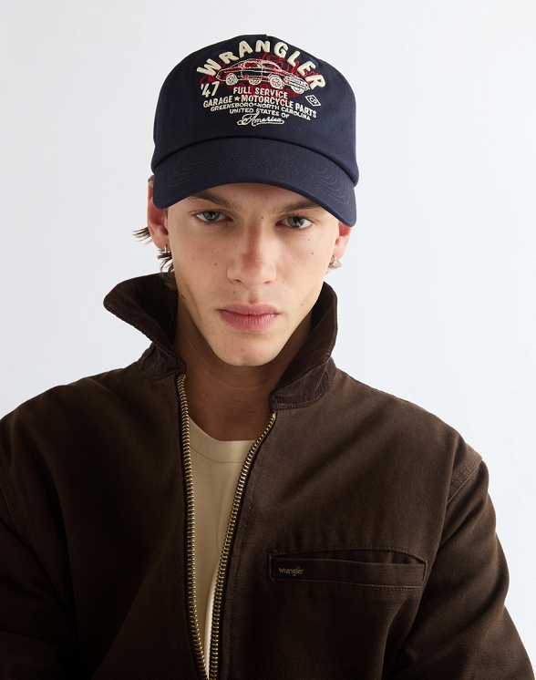 Czapka Męska Wrangler Garage Cap Navy 112387395